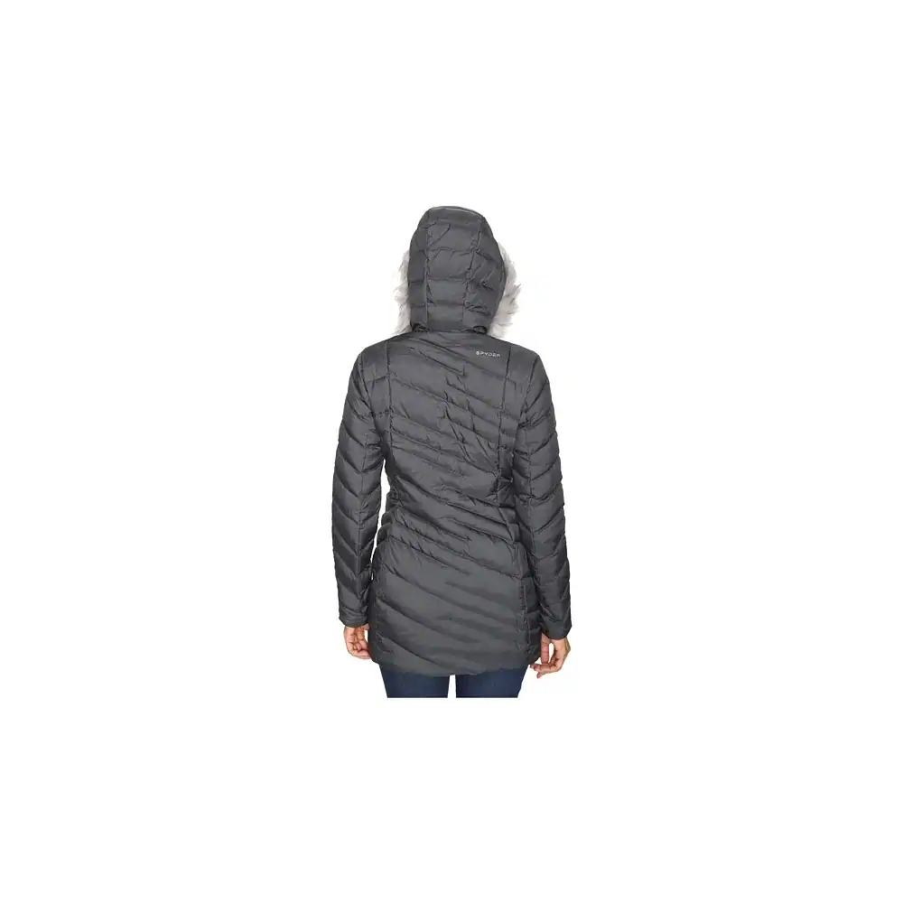 Blouson Spyder Timeless Long Faux Fur Down Blk 2 Blouson Spyder Timeless Long Faux Fur Down Blk – Image 2