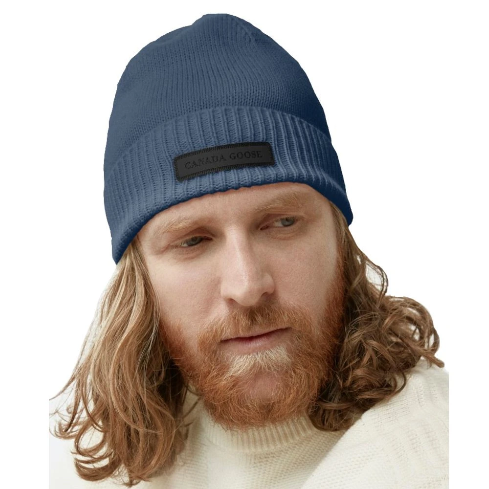 Bonnet Canada Goose Small Tonal Emblem Toque Ozone Blue 2 Bonnet Canada Goose Small Tonal Emblem Toque Ozone Blue – Image 2