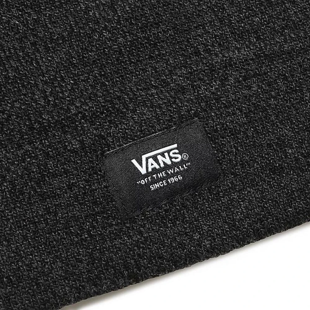 Bonnet Vans Mte Cuff Beanie Black Heather 2 Bonnet Vans Mte Cuff Beanie Black Heather – Image 2