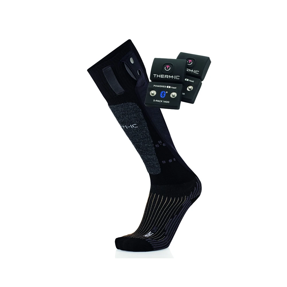 Chaussettes De Ski Chauffantes Therm-ic Powersock Set + S-pack 1400B 1 Chaussettes De Ski Chauffantes Therm-ic Powersock Set + S-pack 1400B