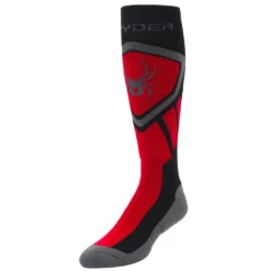 Chaussettes De Ski Spyder Dare Black / Red / Polar