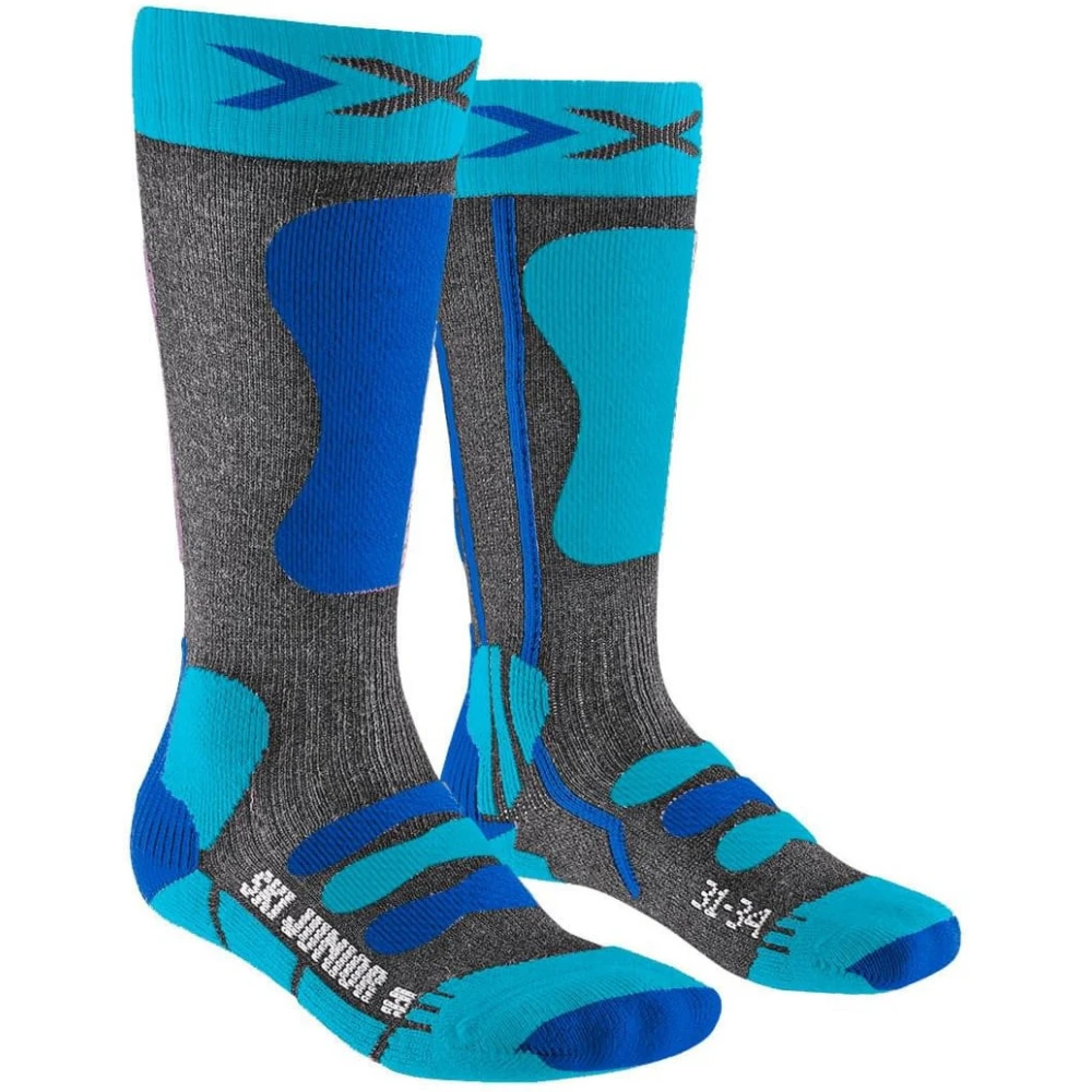Chaussettes De Ski X Socks Ski Junior 4.0 Bleu 1 Chaussettes De Ski X Socks Ski Junior 4.0 Bleu