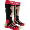 Chaussettes De Ski X-socks Ski Junior Corail Vert