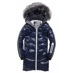 Doudoune Duvet Superdry Glacier Isobar Down Jacket Blue