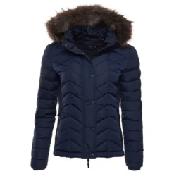 Doudoune Superdry Luxe Fuji Padded Jacket Atlantic Navy