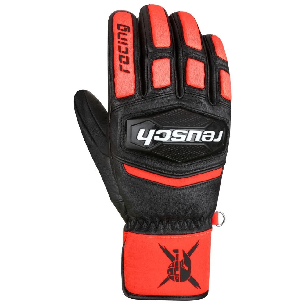 Gants De Ski Reusch Worldcup Warrior Team Black / Fluo Red 1 Gants De Ski Reusch Worldcup Warrior Team Black / Fluo Red