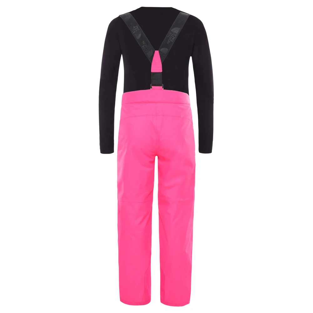 Pantalon De Ski Enfant The North Face Snowquest Suspender Pink 1 Pantalon De Ski Enfant The North Face Snowquest Suspender Pink