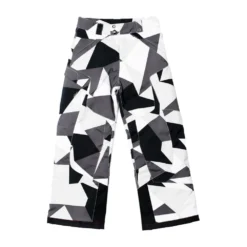 Pantalon De Ski Spyder Boy's Action Black Faceted Print