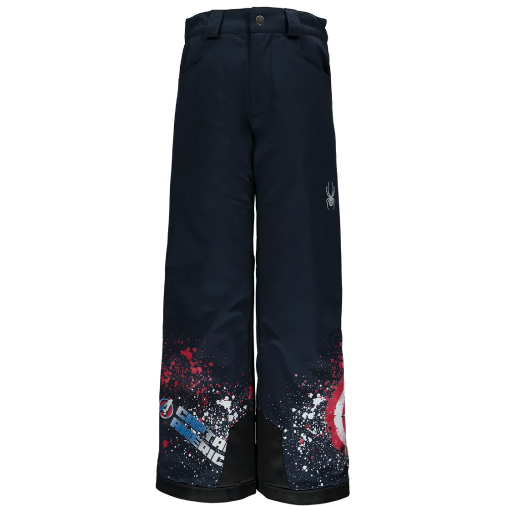 Pantalon De Ski Spyder Boy's Marvel Hero Captain America 1 Pantalon De Ski Spyder Boy's Marvel Hero Captain America