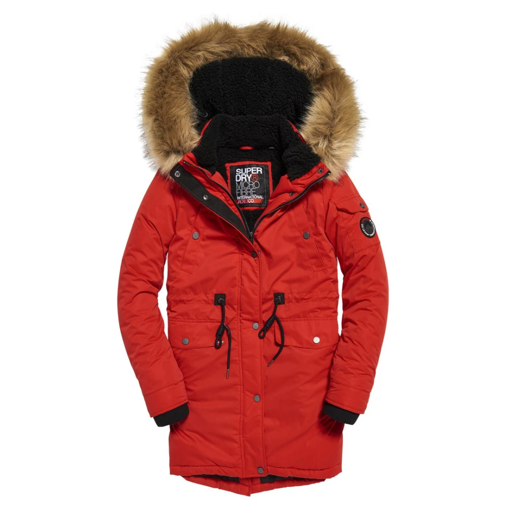 Parka Superdry Nadare Microfibre Burnt Red 1 Parka Superdry Nadare Microfibre Burnt Red