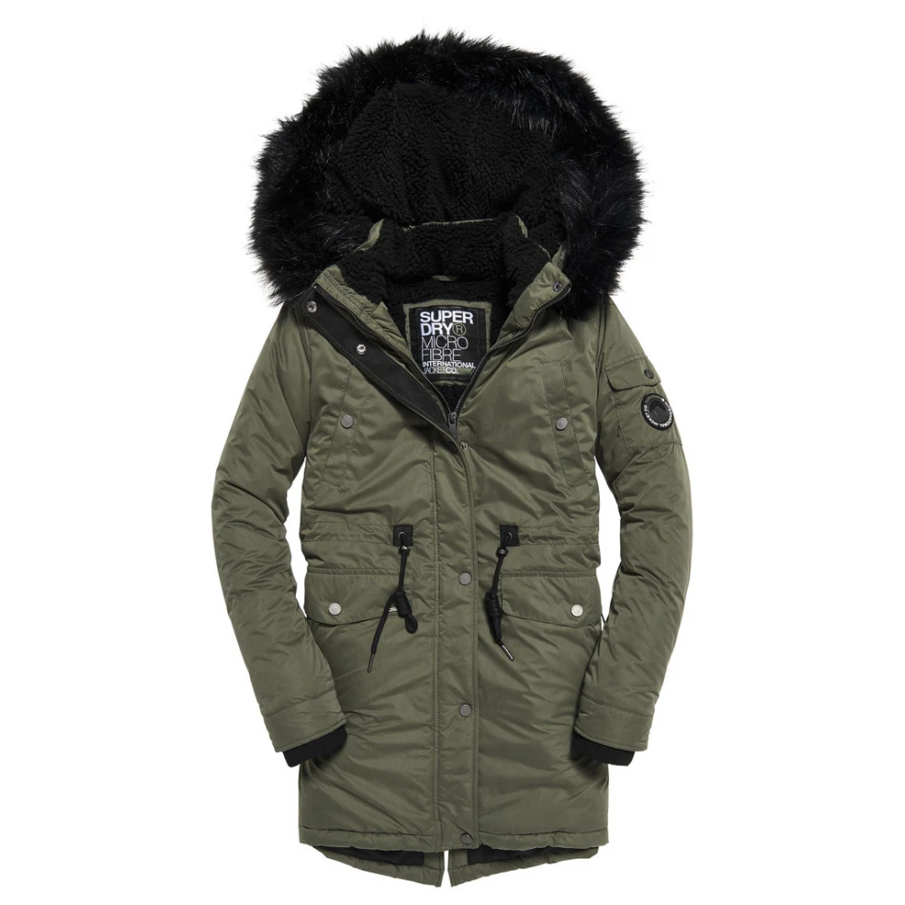 Parka Superdry Nadare Microfibre Military Duck 1 Parka Superdry Nadare Microfibre Military Duck