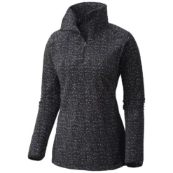 Polaire Columbia Glacial Fleece Iii Print 1/2 Zip Black Tweed