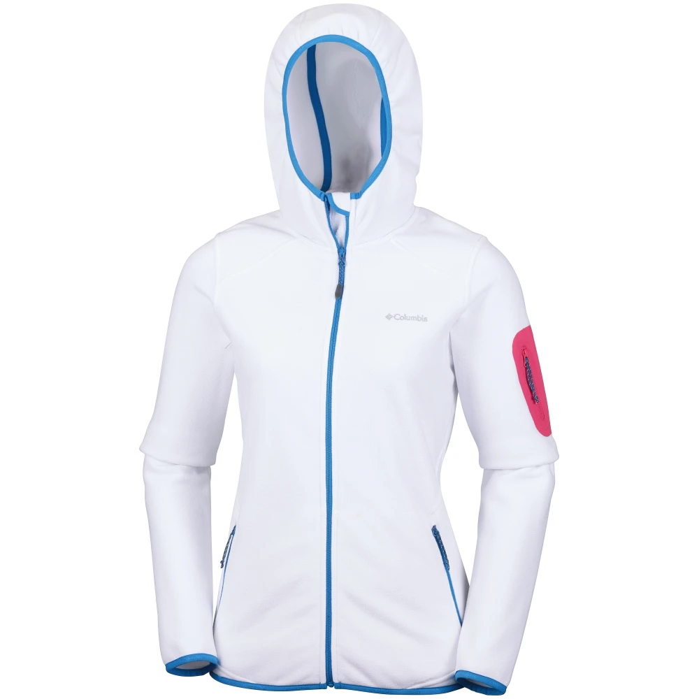 Polaire Columbia Outdoor Novelty Hooded Fleece White 3 Polaire Columbia Outdoor Novelty Hooded Fleece White – Image 3