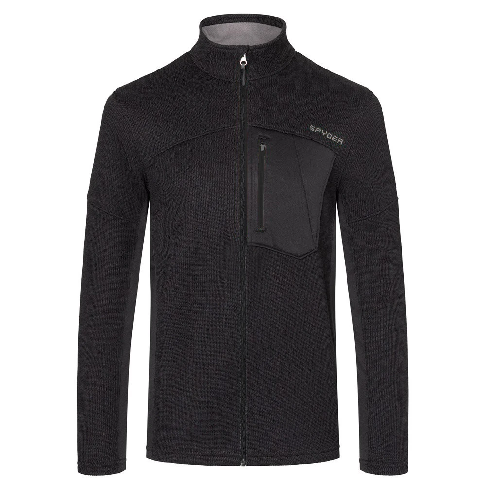 Polaire Spyder Bandit Full Zip Black 1 Polaire Spyder Bandit Full Zip Black