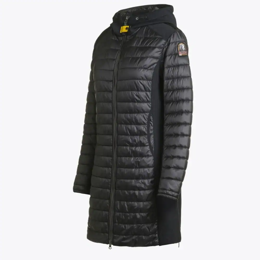 Veste à Capuche Longue Parajumpers Hybrids Yasmine W Black 2 Veste à Capuche Longue Parajumpers Hybrids Yasmine W Black – Image 2