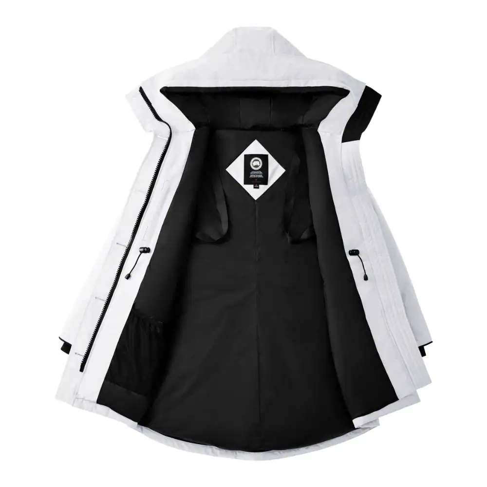 Veste Canada Goose Rossclair Parka White 2 Veste Canada Goose Rossclair Parka White – Image 2