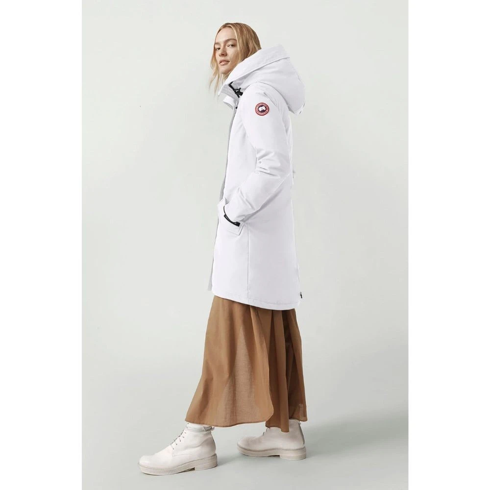Veste Canada Goose Rossclair Parka White 4 Veste Canada Goose Rossclair Parka White – Image 4