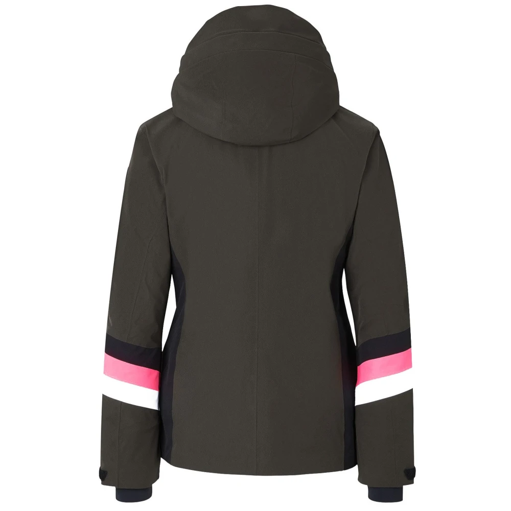 Veste De Ski Fire And Ice Davi-T In Olive Green / Black 2 Veste De Ski Fire And Ice Davi-T In Olive Green / Black – Image 2