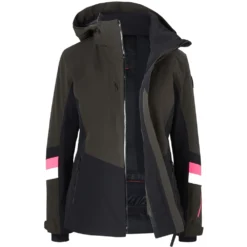 Veste De Ski Fire And Ice Davi-T In Olive Green / Black 5 Veste De Ski Fire And Ice Davi-T In Olive Green / Black -Hiver Vêtements Boutique veste de ski fire and ice davi t in olive green black 2