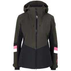 Veste De Ski Fire And Ice Davi-T In Olive Green / Black