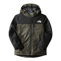 Veste De Ski Junior The North Face Teen Snowquest Taupe Green
