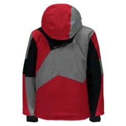 Hiver Vêtements Boutique -Hiver Vêtements Boutique veste de ski spyder boy s leader jkt redblackpolar herringbone 1