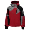 Veste De Ski Spyder Boy's Leader Jkt Red/black/polar Herringbone