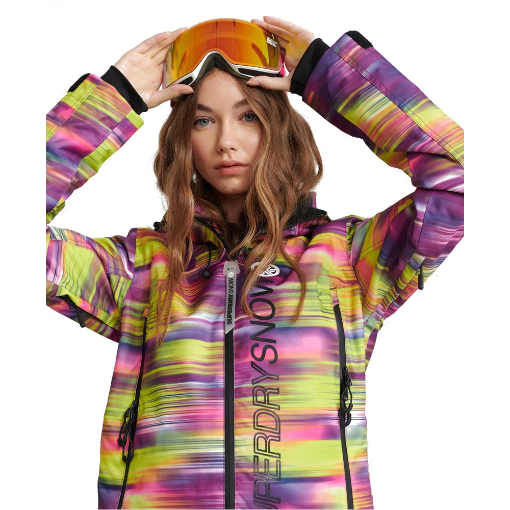 Veste De Ski Superdry Sd Ski Run Jacket Fluro Kinetic 4 Veste De Ski Superdry Sd Ski Run Jacket Fluro Kinetic – Image 4