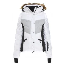 Veste De Ski Superdry Snow Luxe Puffer White