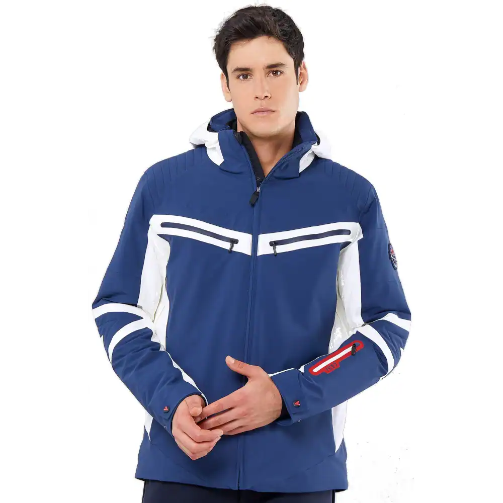 Veste De Ski Vuarnet Man Tec Padded JKT Beaumont Stone Blue 1 Veste De Ski Vuarnet Man Tec Padded JKT Beaumont Stone Blue