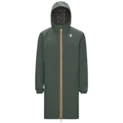 Veste Longue K-Way Thomas Stretch Dot / Green Black