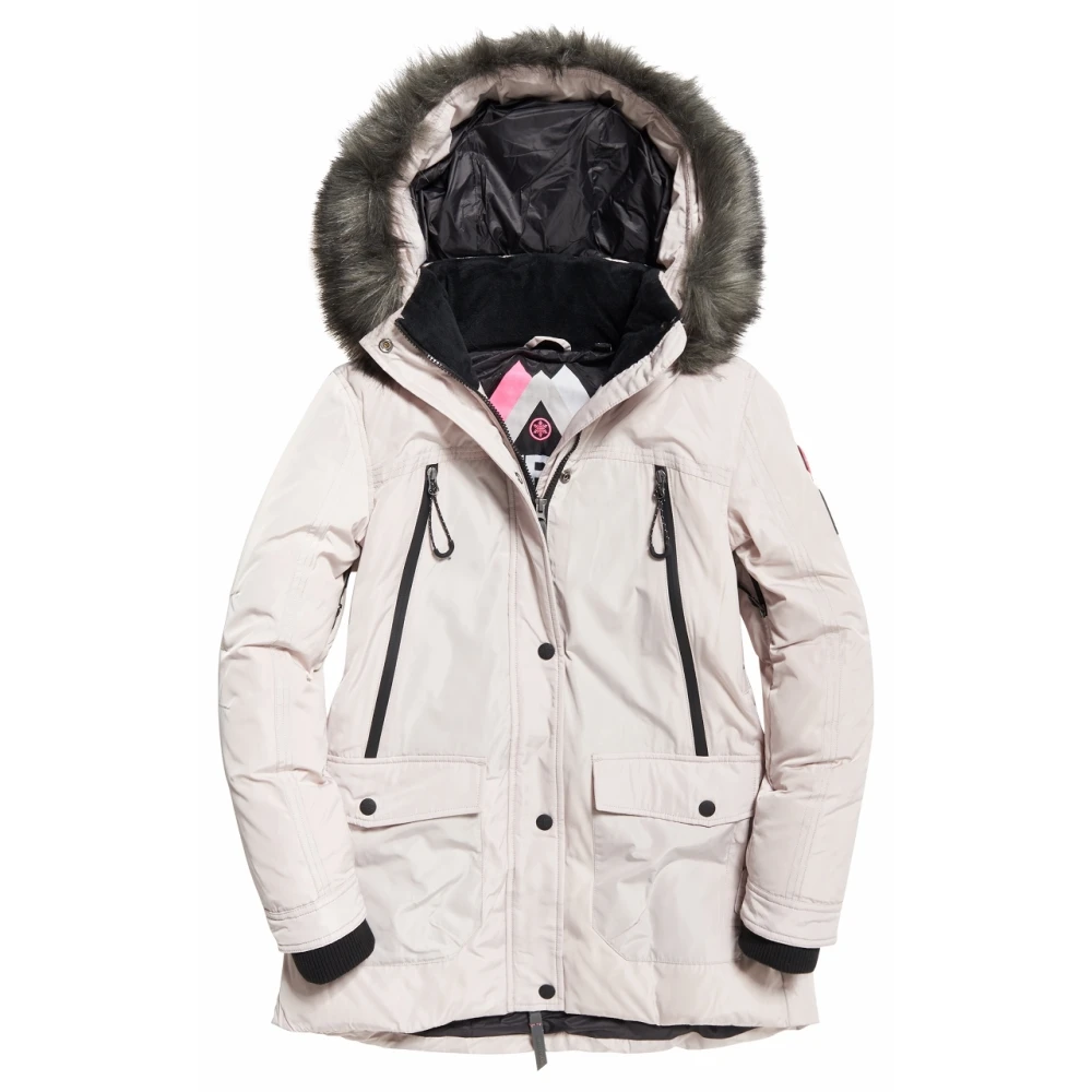 Veste Superdry Antarctic Explorer Down Parka Champagne 1 Veste Superdry Antarctic Explorer Down Parka Champagne