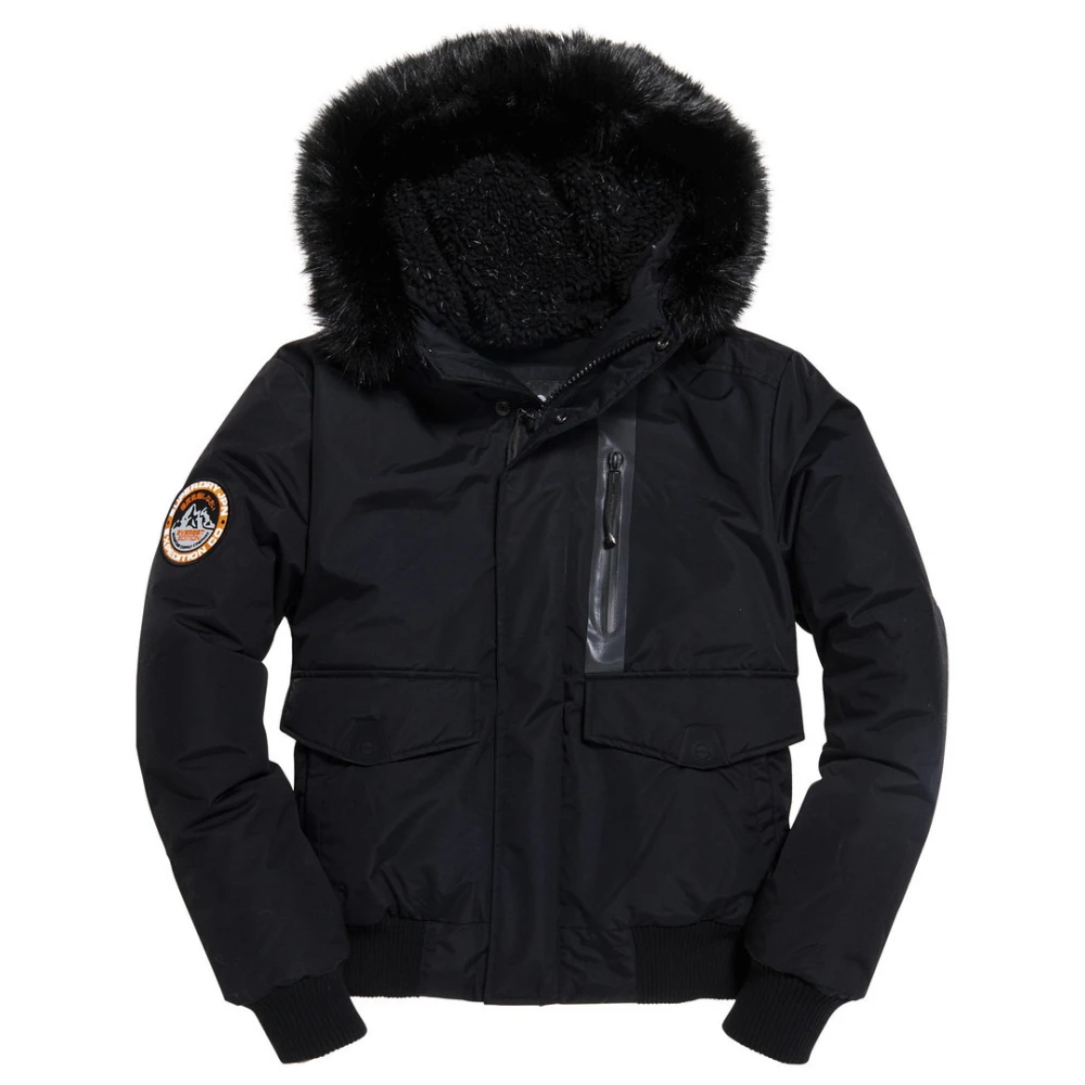 Veste Superdry Everest Bomber Jet Black 1 Veste Superdry Everest Bomber Jet Black